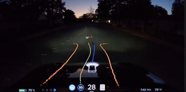 Ето какво „вижда“ Tesla, когато шофира сама (ВИДЕО)