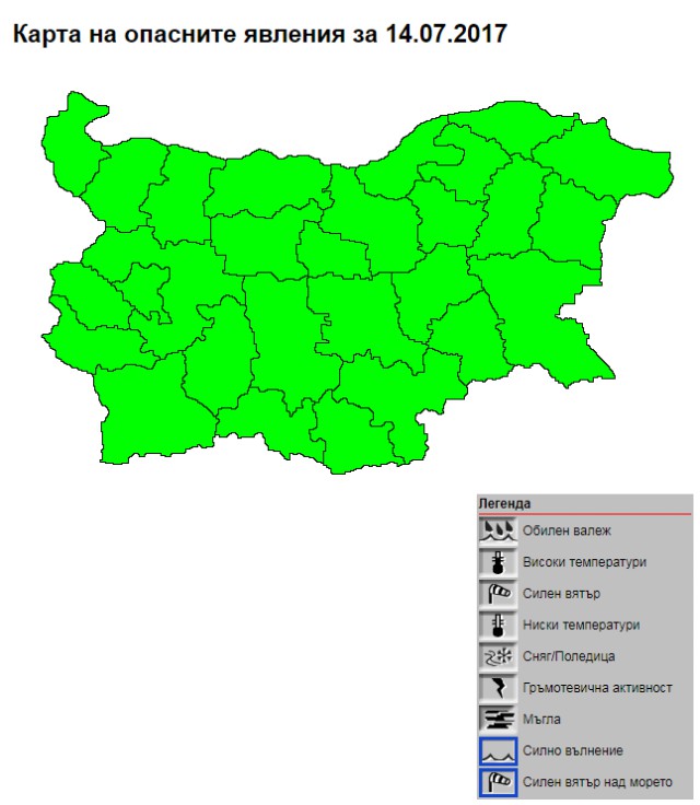 Слънчево в петък