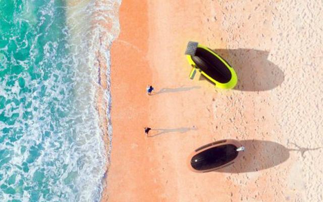 Автономна къща с форма на яйце за живеене извън града