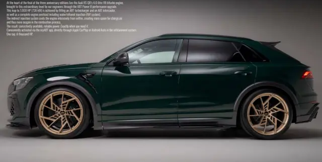 Audi RSQ8-LE 1000 от ABT стана най-бързият кросоувър в света с гаранция