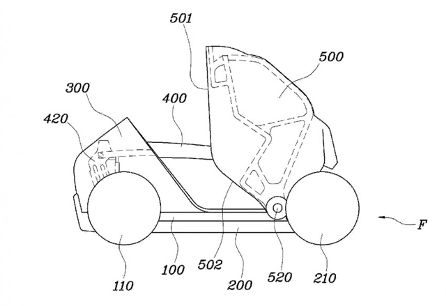 Hyundai патентова сгъваема кола