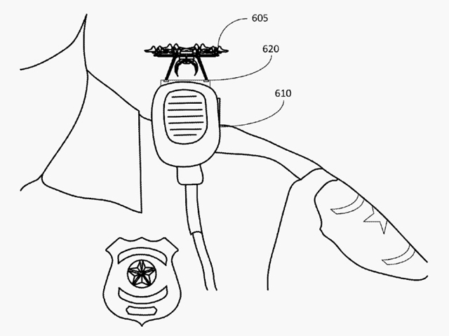 Amazon патентова полицейски дрон