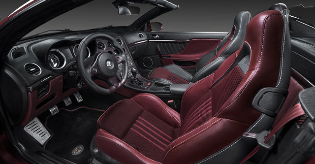 БГ тунинг: Alfa Spider Fibra de Carbono Rosso