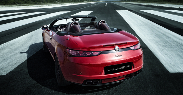 БГ тунинг: Alfa Spider Fibra de Carbono Rosso