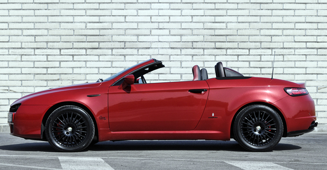 БГ тунинг: Alfa Spider Fibra de Carbono Rosso