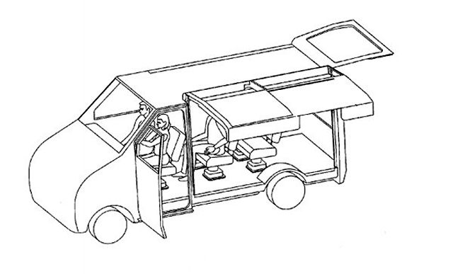 Плъзгаща се и отваряща се нагоре врата в едно