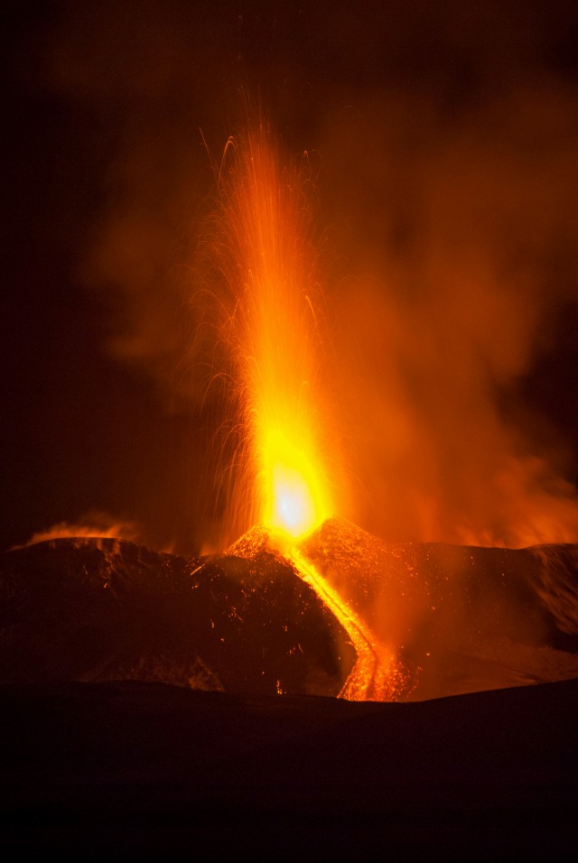 Вулканът Етна се активизира (СНИМКИ)