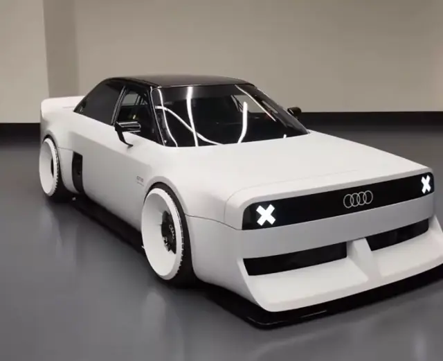 Audi GT50 комбинира ретро визия с съвременен редови " петак " 