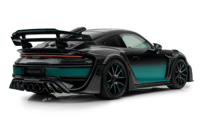 Mansory показа брутално 911 Turbo S