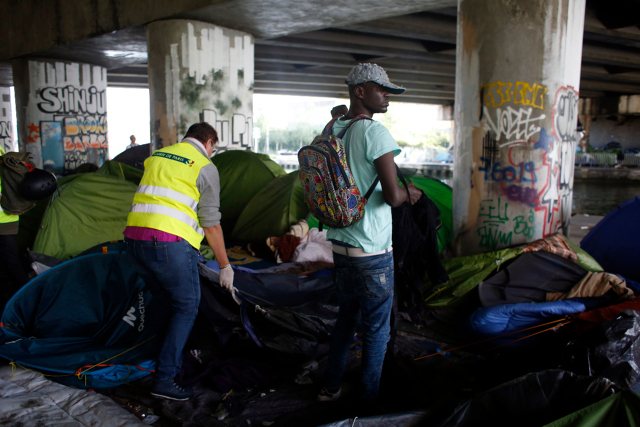 Разчистиха бежански лагер във Франция