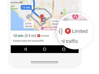 Google Maps ще ни помага да паркираме