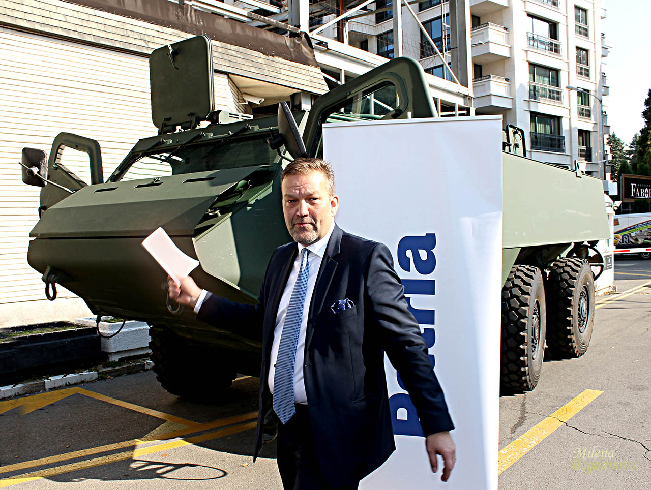 Финландци представиха Patria 6х6 в България СНИМКИ
