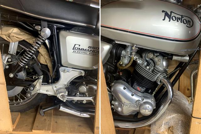 Неразопакован Norton Commando ще бъде продаден на търг | ФАКТИ.БГ Неразопакован Norton Commando ще бъде продаден на търг