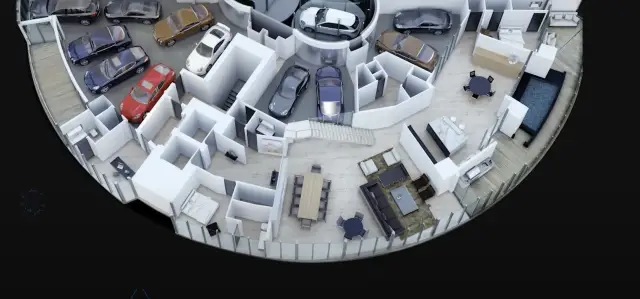 Вижте как изглежда гаражът в апартамента на Лионел Меси в Porsche Tower