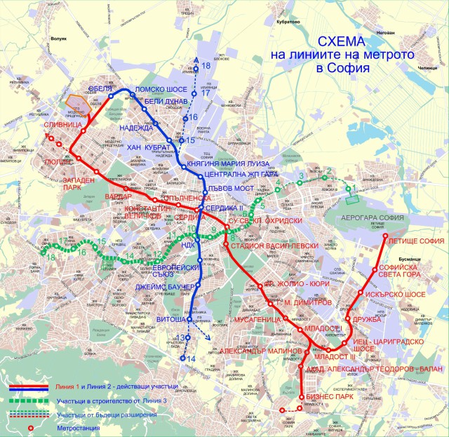 Московски: До края на 2019-а в София ще има 48 км метро и 43 метростанции