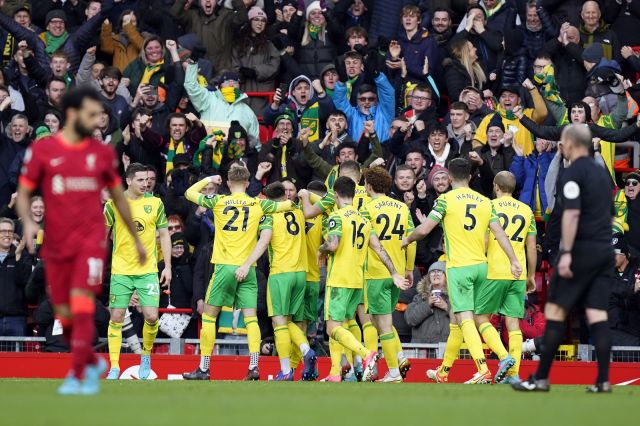  Ливърпул с поврат против Норич, Мане с свръхестествен гол 