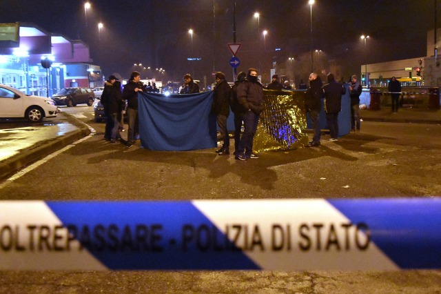Убийството на атентатора в Милано (СНИМКИ)