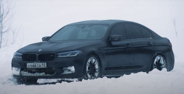 Руснак взриви чисто ново BMW M5 Competition (ВИДЕО)
