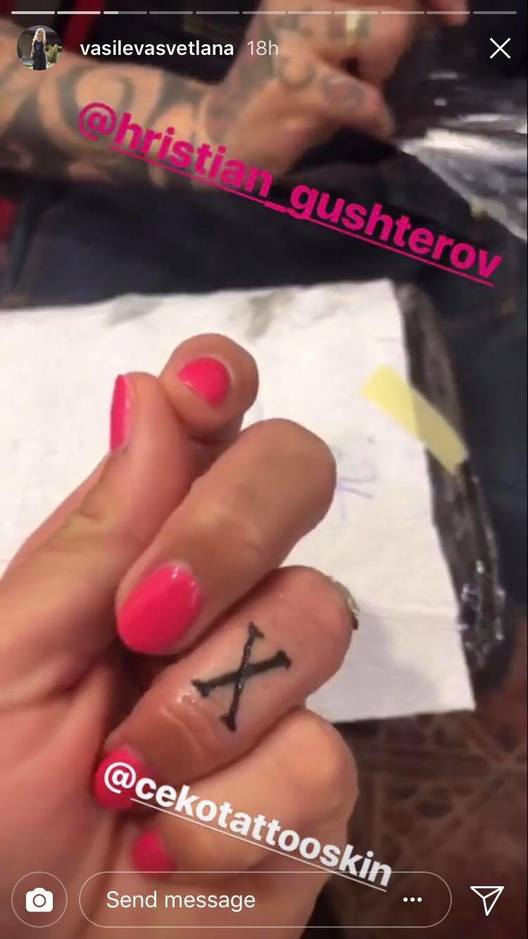 Светлана Василева се татуира в чест на Гущеров (СНИМКА)