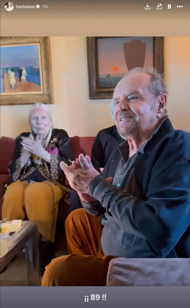 Дъщерята на Джак Никълсън го показа за 89-ия му рожден ден (СНИМКА)
