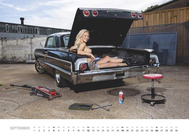  Мечтата на механика: голи девойки в автосервиз (Снимки 18+) 