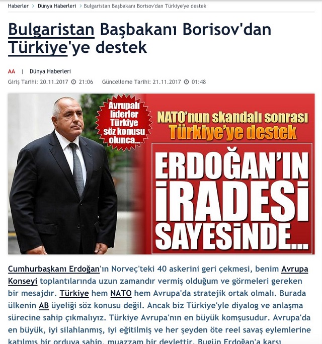 Край Босфора: Турция аплодира Борисов