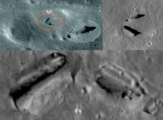 Откриха сгради и машини на тъмната страна на Луната (СНИМКИ)