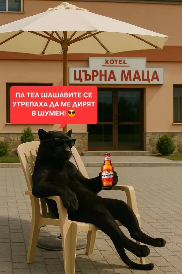 Черната пантера от Шумен въодушеви десетки колажи и мемета (СНИМКИ)