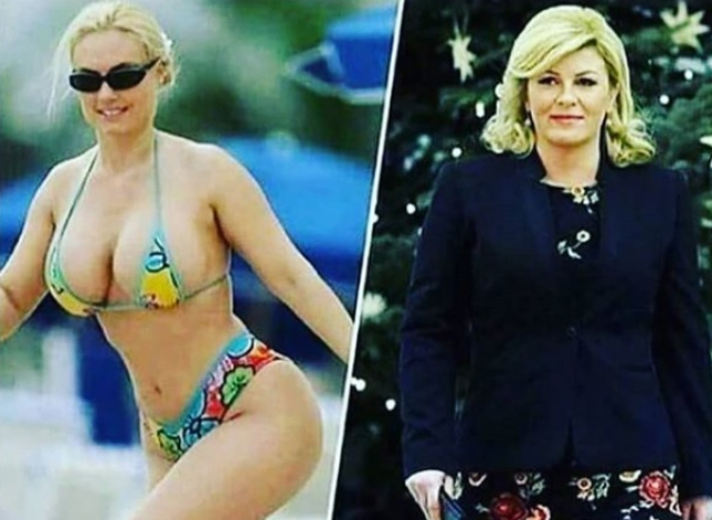 Светът полудя по формите на хърватската президентка (СНИМКИ)