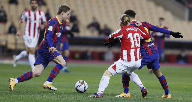 Атлетик Билбао постави Барселона на колене и вдигна Суперкупата на Испания (ВИДЕО)