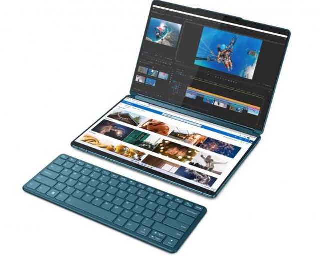 Lenovo представи лаптоп с два екрана (ВИДЕО)