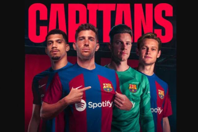  Барселона официално представи капитаните си за новия сезон