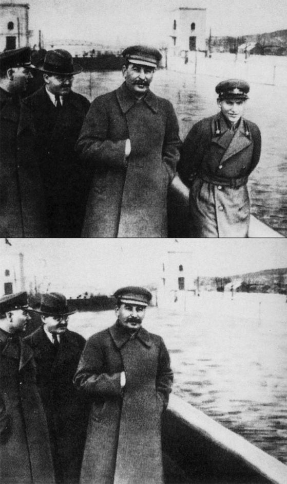 Как Сталин трие хора от снимките без фотошоп