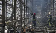 Снимка Руски дронове поразиха жилищни сгради в Храков, ранените са 17