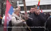 Сръбският Ниш стана арена на митинг на управляващите и антиправителствен протест на студенти