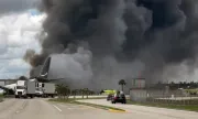 ������ ������� Boeing 767 ������ �� ������� � �����, ����� ���������� � ������� � �������