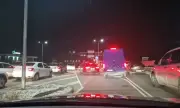Катастрофа с моторист предизвика километрично задръстване на входа на Пловдив от Асеновград