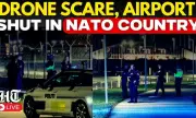 Дронове спряха за часове работата на летището в Копенхаген ВИДЕО