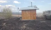 Огнената стихия в Безден пожали кръст и параклис 