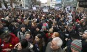 Огромен протест заля Словакия