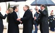 Макрон посрещна Радев в Елисейския дворец (СНИМКИ)