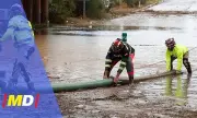 Двама души изчезнаха след проливни дъждове в Каталуния ВИДЕО