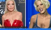 Звездата от „Бевърли Хилс 90210“ Тори Спелинг подарила имплантите от гърдите си на бившия си съпруг ВИДЕО