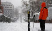 В Мадрид разчистват след снега, докаран от бурята Филомена