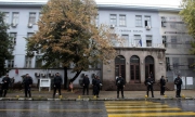 Националисти се събраха пред съда в Пазарджик