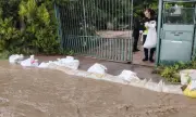 Наводнени къщи в София след силните дъждове