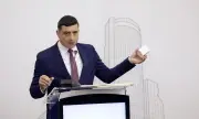 Снимка Кандидатът за президент на Румъния се срещна с Джорджа Мелони в Рим