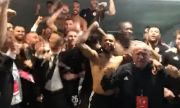 Луда радост в съблекалнята на ЦСКА (ВИДЕО)
