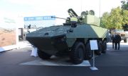 Финландската компания Patria достави на шведската фирма Saab транспортната машина  AMV 8x8 System Platform