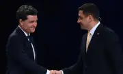 Снимка Румънците избират президент на балотаж 